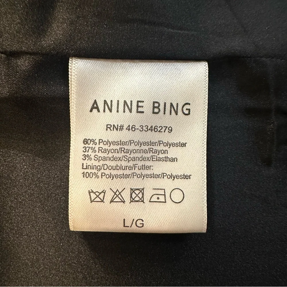 Anine Bing Women's Plaid Blazer - Brown and Black